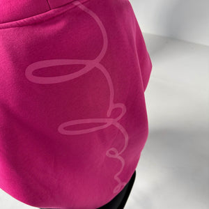 Limited Edition r.e.b.l Signature Cranberry Luxe Quarter Zip Pullover